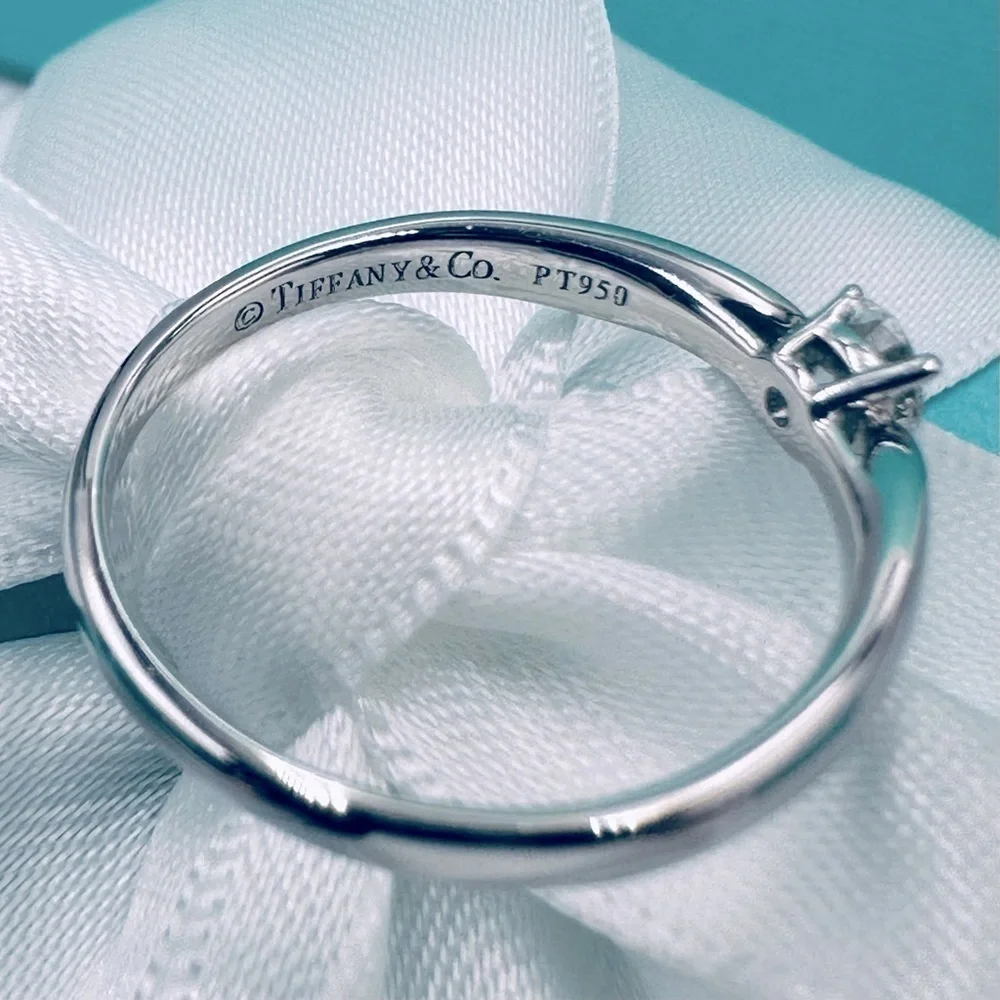 Tiffany & Co. .21 CT Harmony Diamond Engagement Ring w Certificate & Packaging